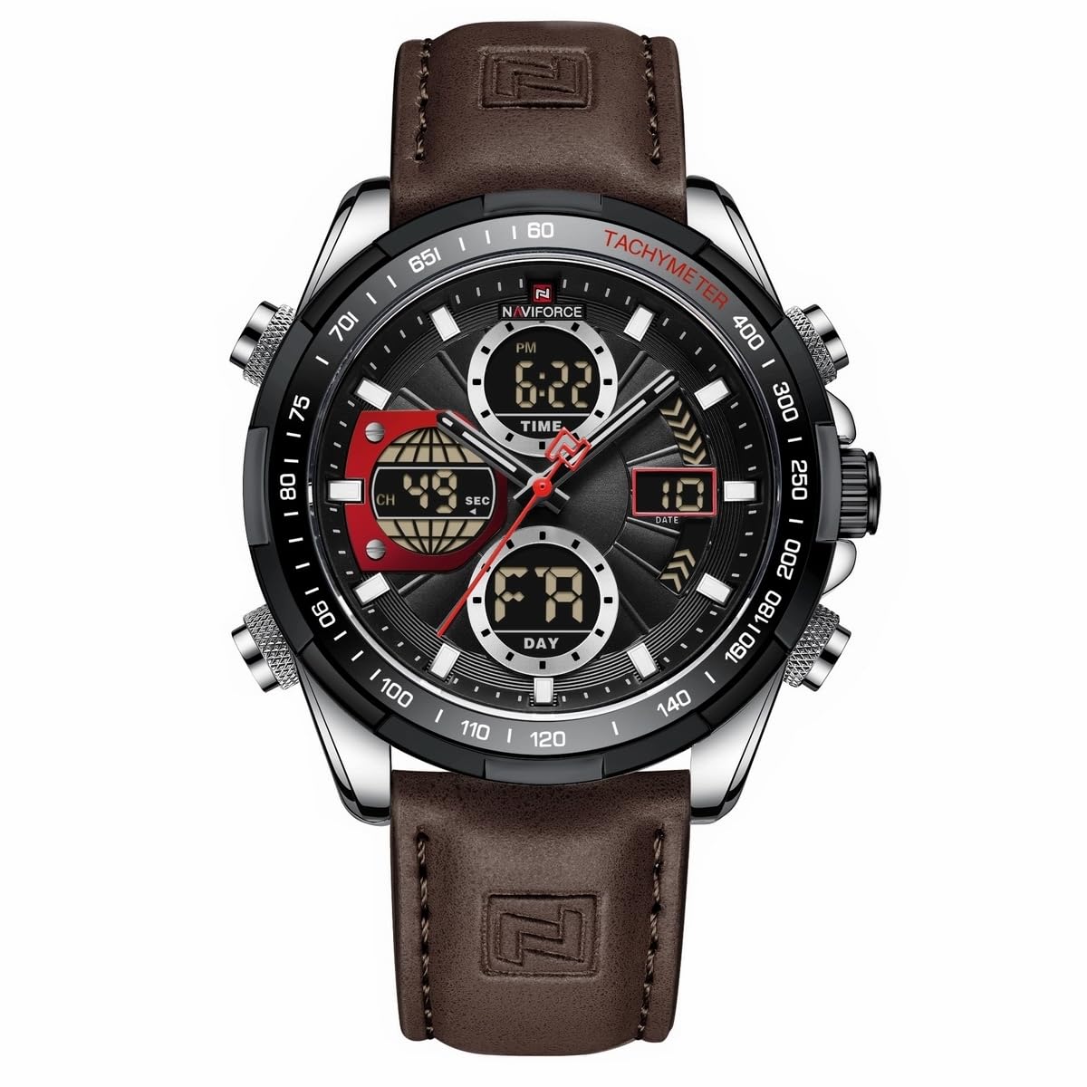 AIMES Watch for Men Sport Military Waterproof Chronograph Mens Watches Analog Quartz Big Face Classic Stylish Fashion Casual Designer Business Work Wrist Watch Elegant Gift for Men