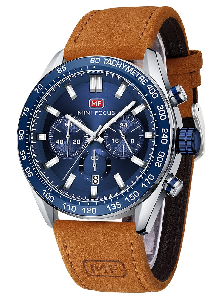 AIMES Watch for Men Sport Military Waterproof Chronograph Mens Watches Analog Quartz Big Face Classic Stylish Fashion Casual Designer Business Work Wrist Watch Elegant Gift for Men