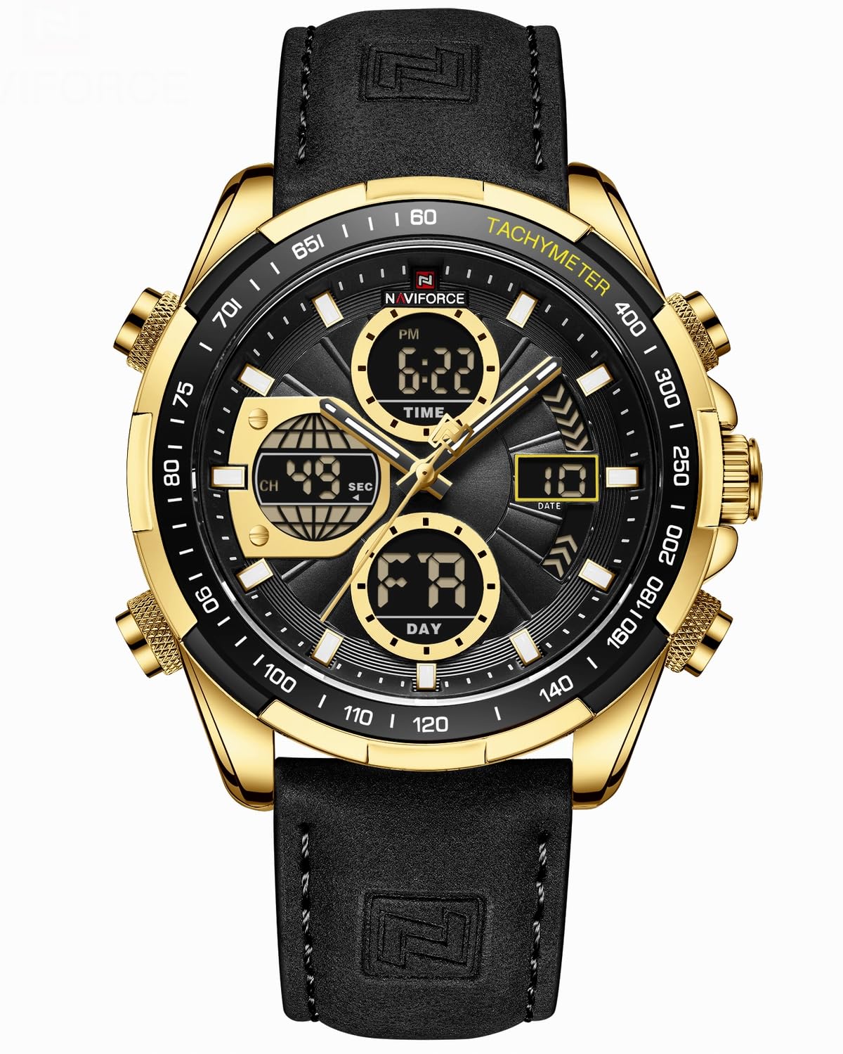 AIMES Watch for Men Sport Military Waterproof Chronograph Mens Watches Analog Quartz Big Face Classic Stylish Fashion Casual Designer Business Work Wrist Watch Elegant Gift for Men