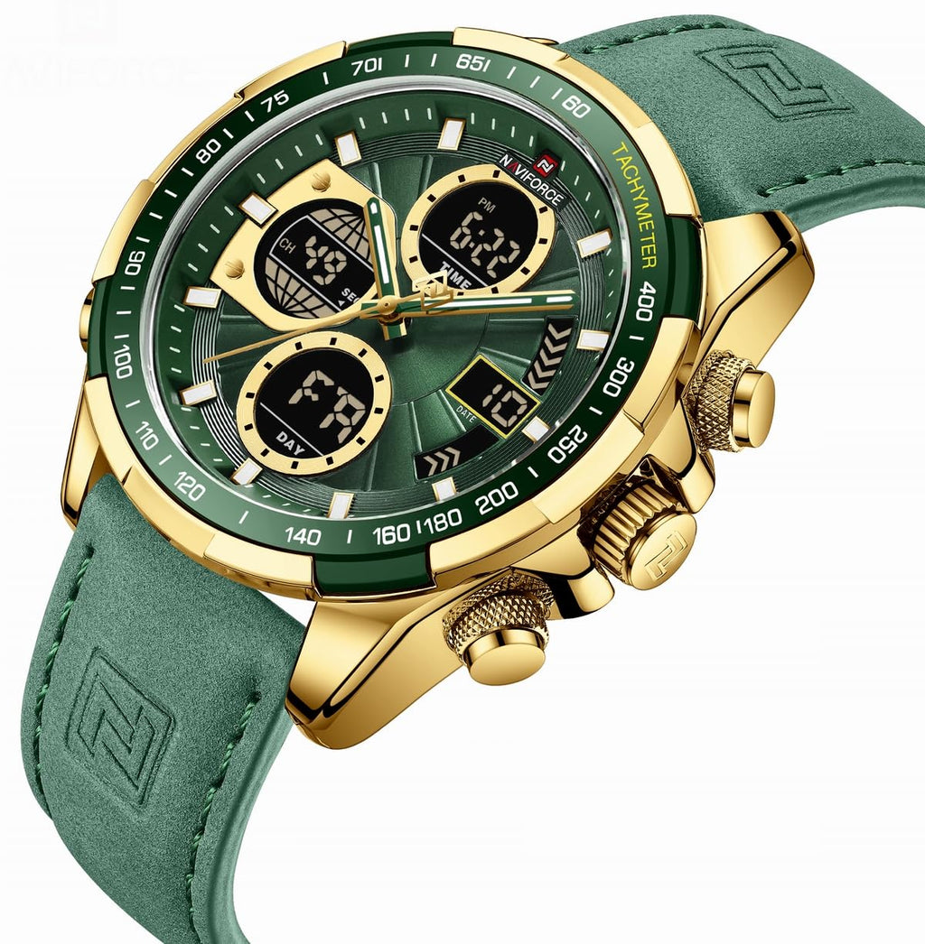 AIMES Watch for Men Sport Military Waterproof Chronograph Mens Watches Analog Quartz Big Face Classic Stylish Fashion Casual Designer Business Work Wrist Watch Elegant Gift for Men