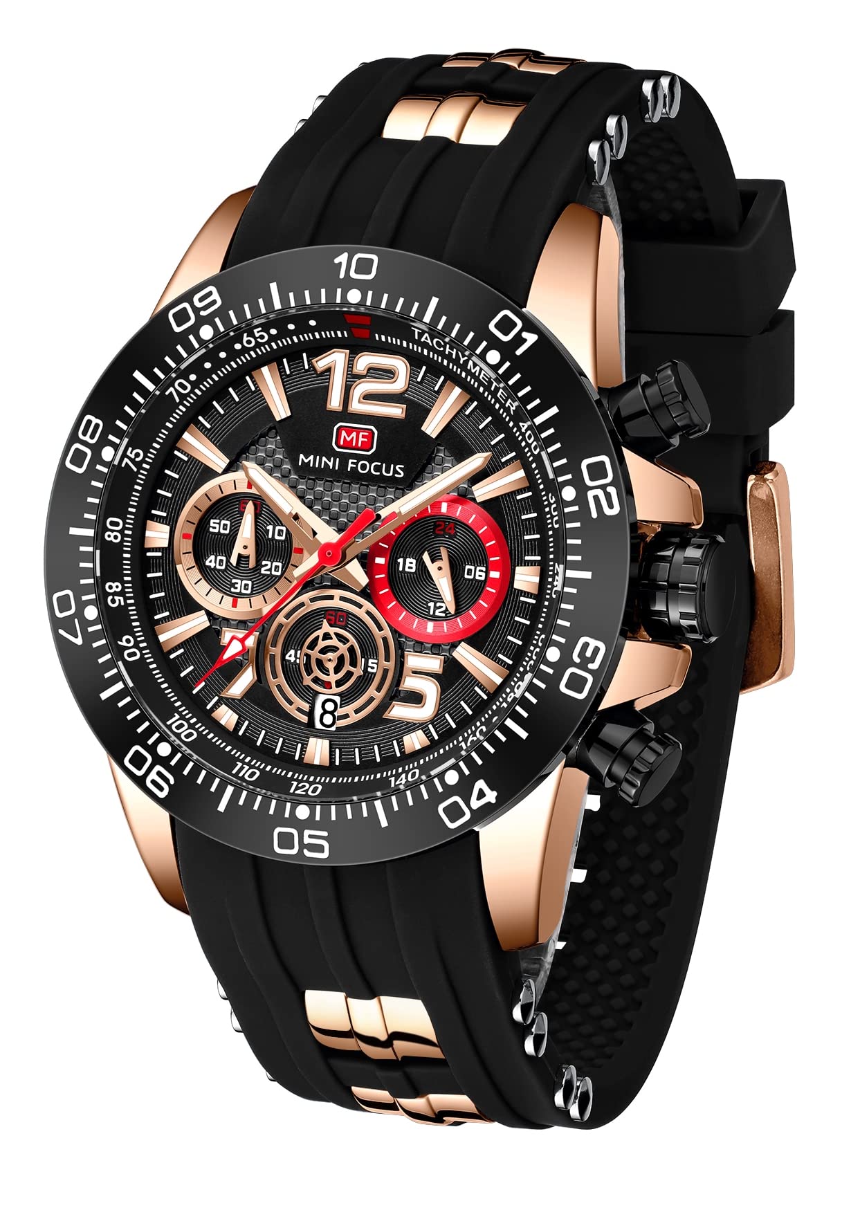 AIMES Watch for Men Sport Military Waterproof Chronograph Mens Watches Analog Quartz Big Face Classic Stylish Fashion Casual Designer Business Work Wrist Watch Elegant Gift for Men