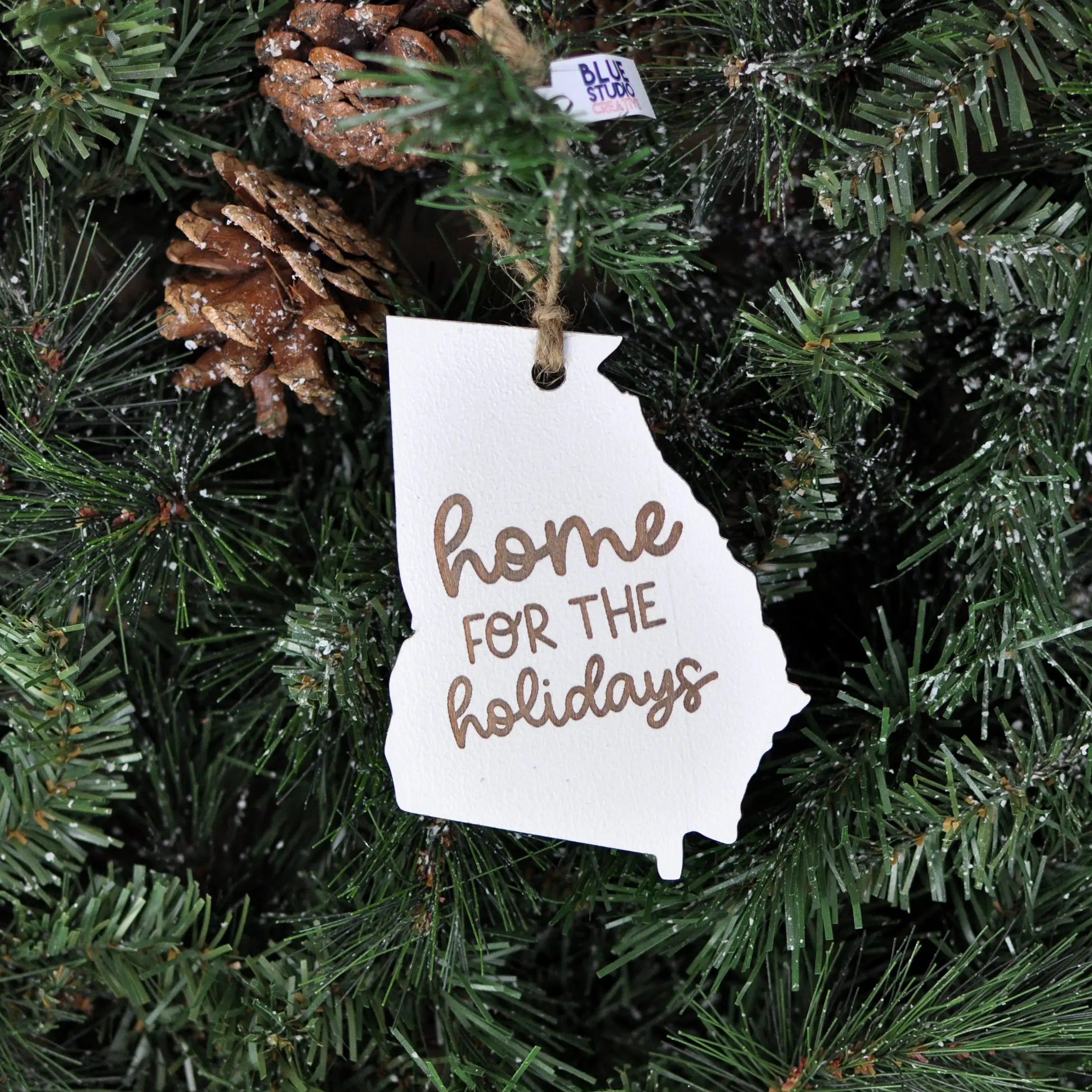 Georgia "Home for the Holidays" Ornament